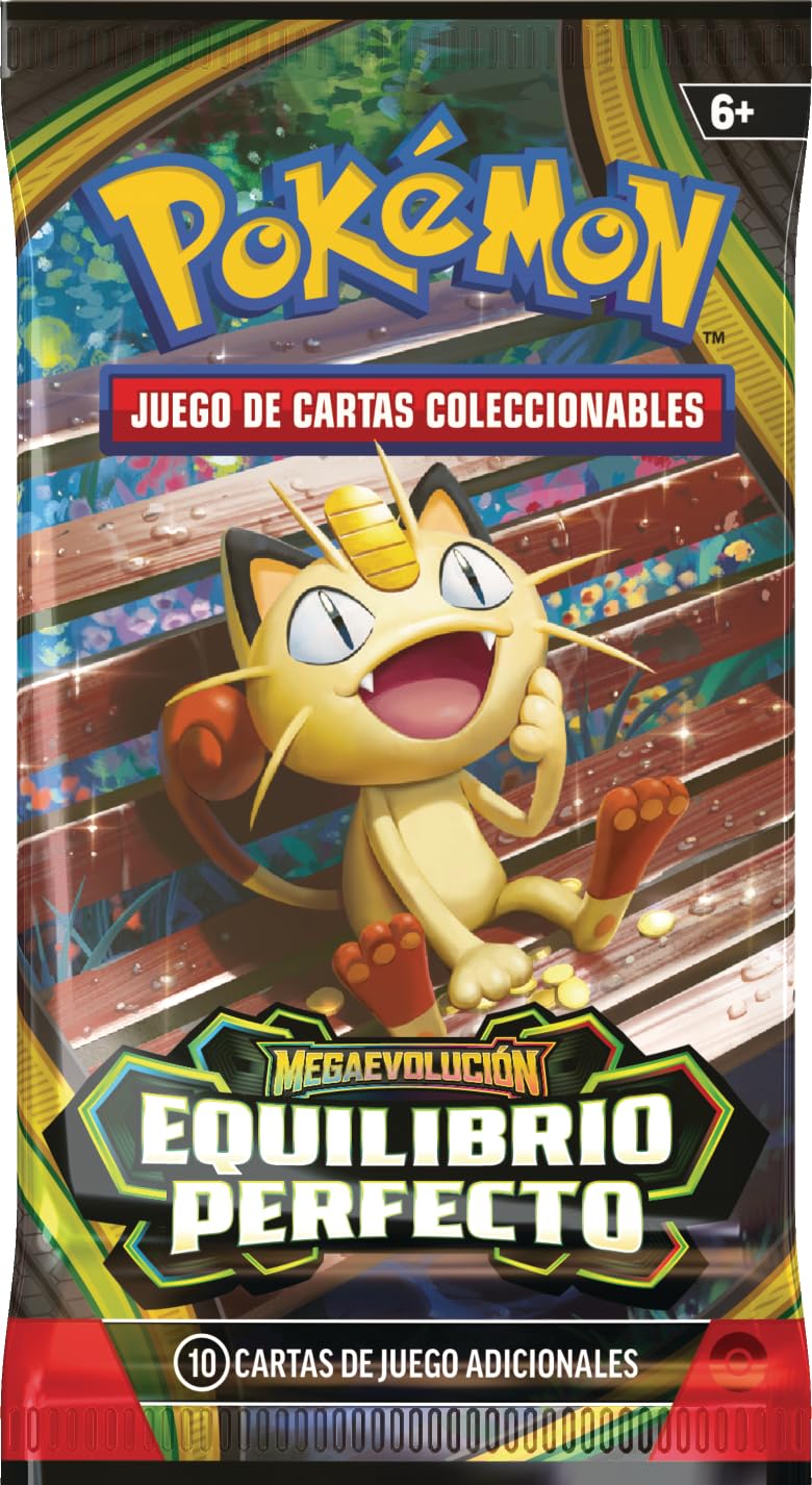 Pokémon: Lote de Sobres de Mejora de Megaevolución-Equilibrio JCC Pokémon (6 Sobres de Mejora)