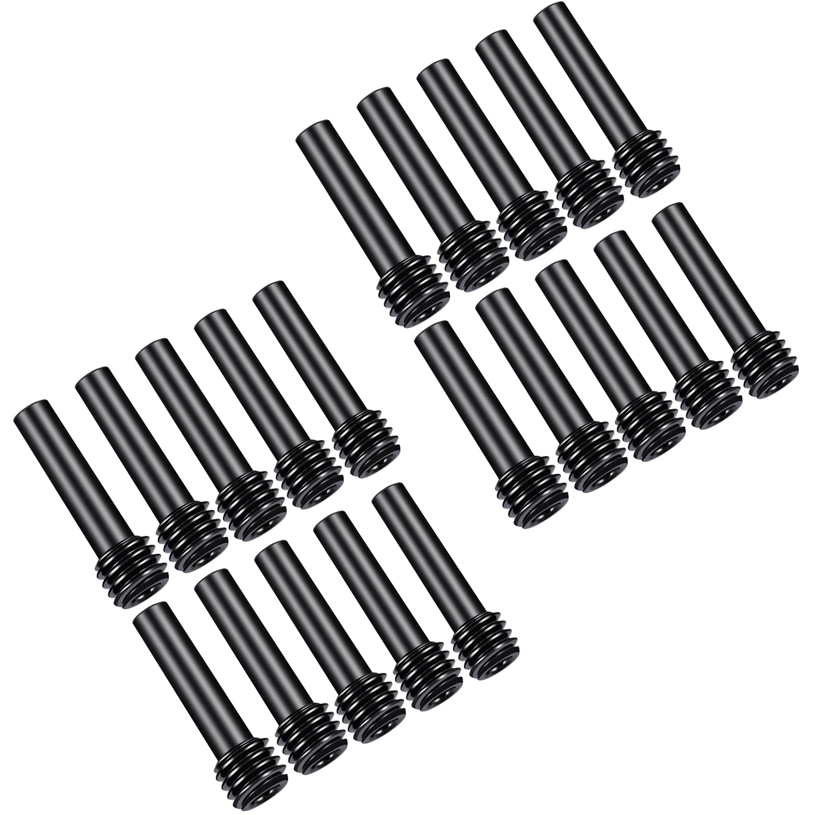 WEFEINO 20Pcs Carbon Steel Driveshafts Screw Pins M6x22mm Upgrade Parts for Axial 1/6 SCX6 AXI05000 JLU AXI05001 Trail Honcho RC Car Buggy