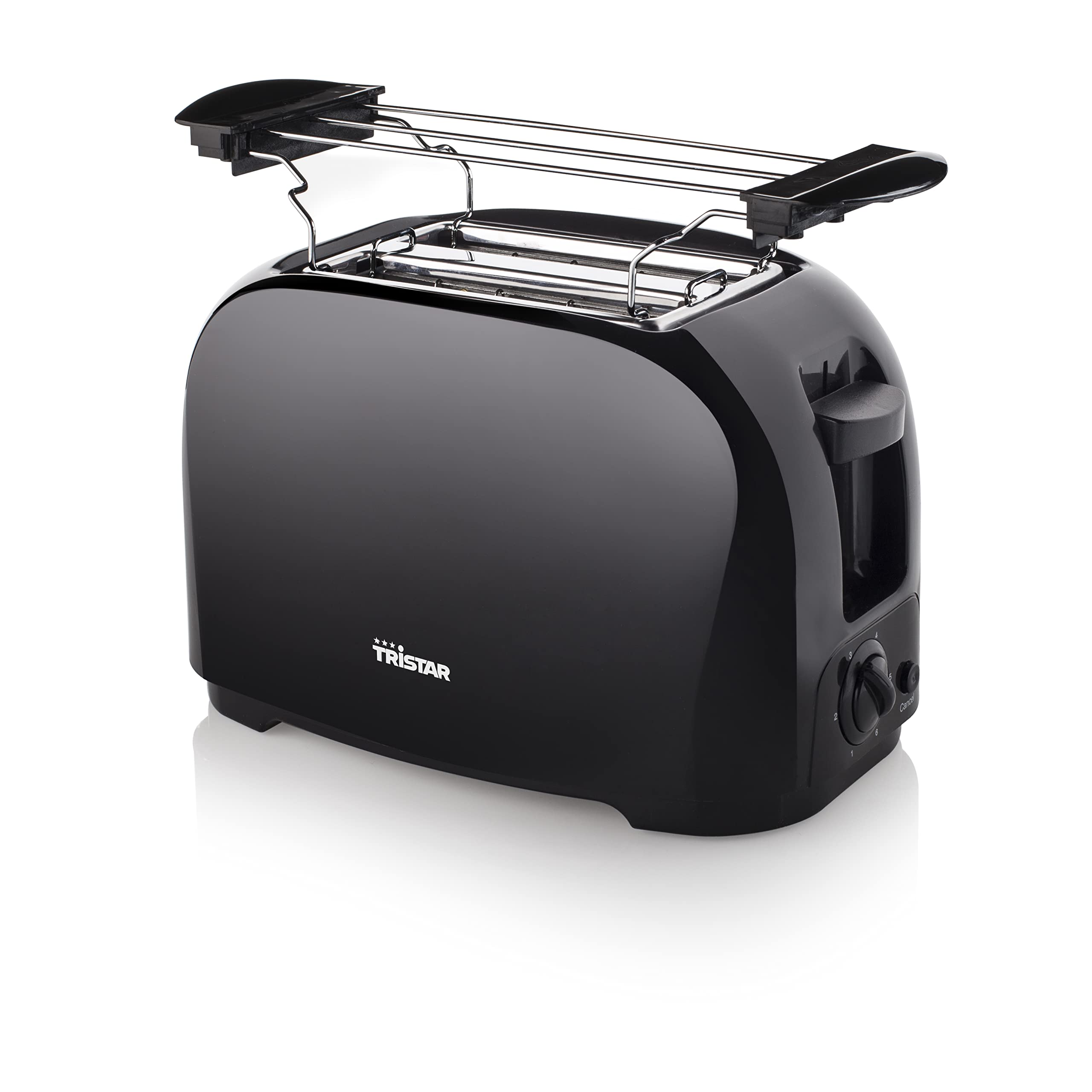 Tristar tostadora, Potencia 800 W, 6 Funciones Ajustables, Bandeja Extraíble Para Migas, Soporte Para Pan, BR-1025
