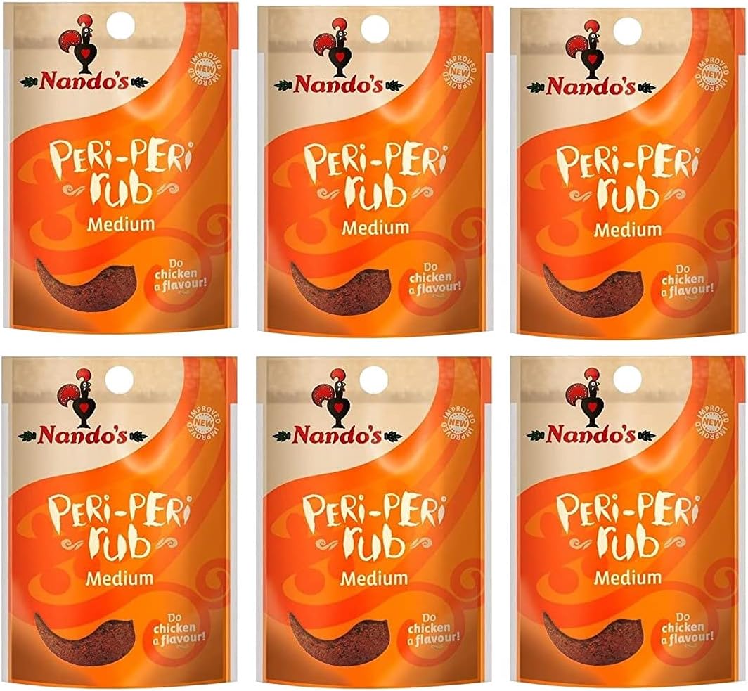 Nando's Medium Seasoning Rub 25g Pack of 6 Amazon.ca Grocery & Gourmet Food