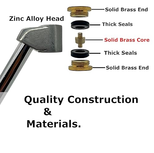 Miniatura 3 de Medidores de aire de 10-150psi y paquete de portabrocas de aire largo y corto.
