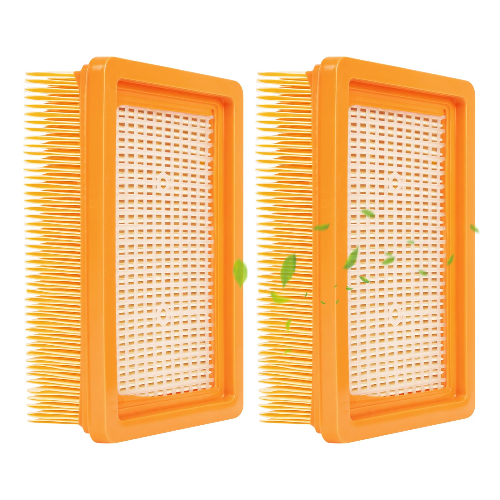 Vicloon 2 Pack Filter Replacement Parts for Karcher MV4 MV5 MV6 WD4 WD5 WD6 Wet & Dry Vacuum Cleaner, Flat Pleated Hoover Filters Compatible with Karcher Vacuum Cleaner and Karcher Hoover Filter