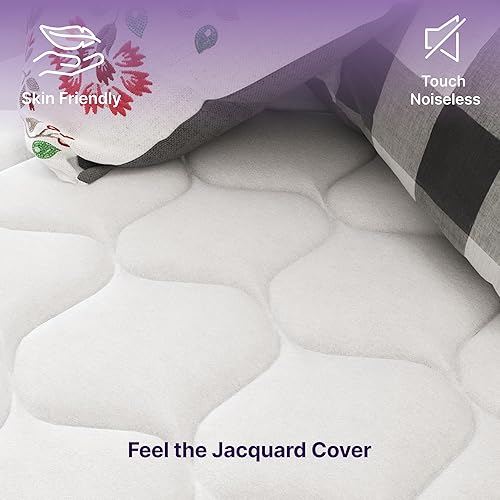 Miniatura 8 de NapQueen - Colchón en caja de resortes internos de 6 y 8 pulgadas, certificado CertiPur-US, Alivio de soporte (Individual extragrande, 6 pulgadas)