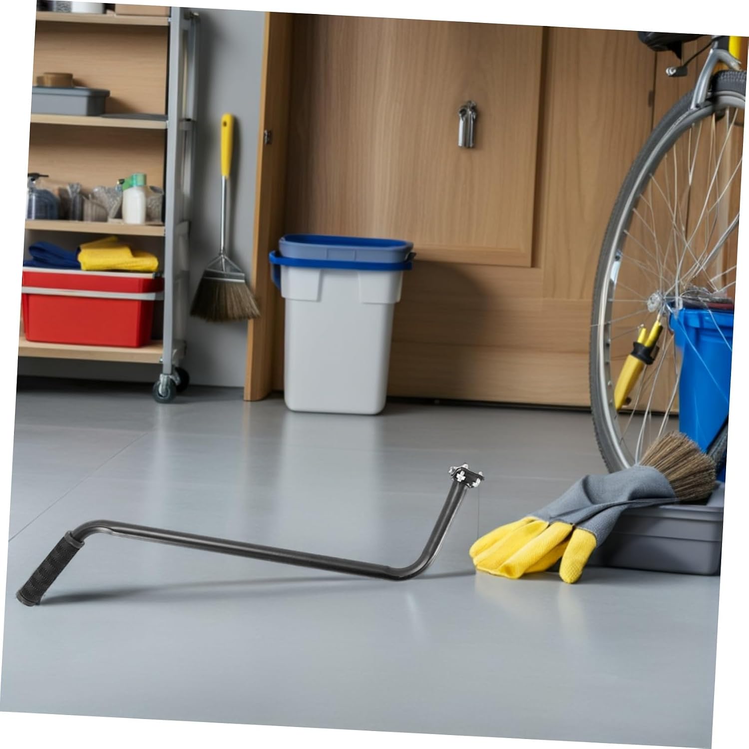 Indoor Bicycle Bike Seat Push Bar Drive-Assisted Boys and Girls Bike Safety Balance Trainer Handle