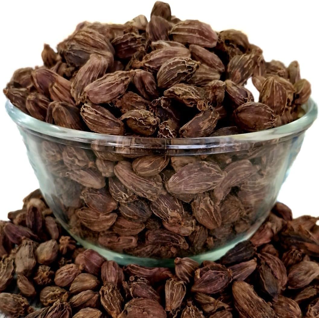Black Cardamom, Kali Elaichi, Badi ilayachi Whole, Big Cardomon Whole (500 gm)