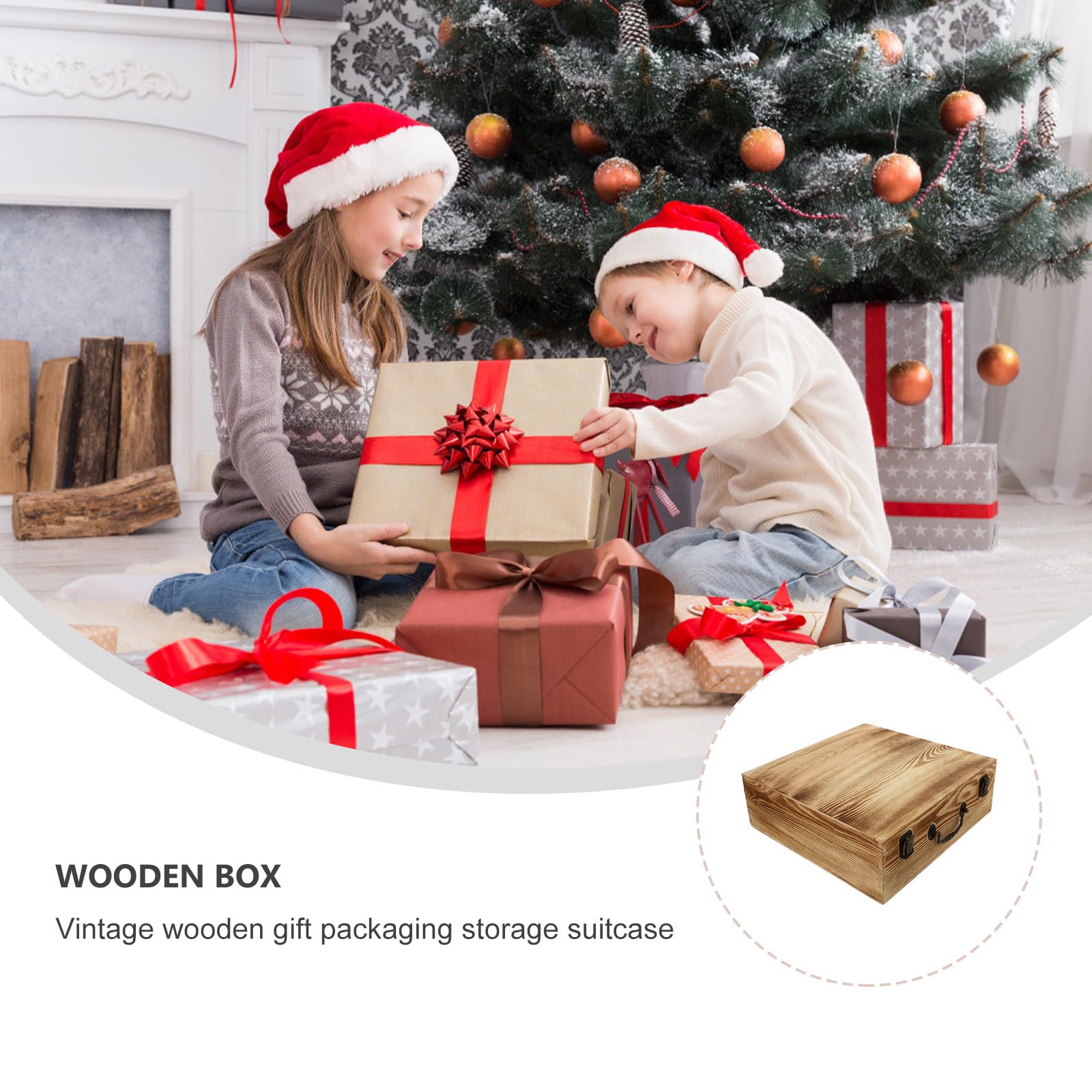 Housoutil Aufbewahrungskoffer im Retro Stil mit Zinklegierung Praktische Aufbewahrungsbox für Haushalt zur Stilvollen Dekoration und Geschenkverpackung