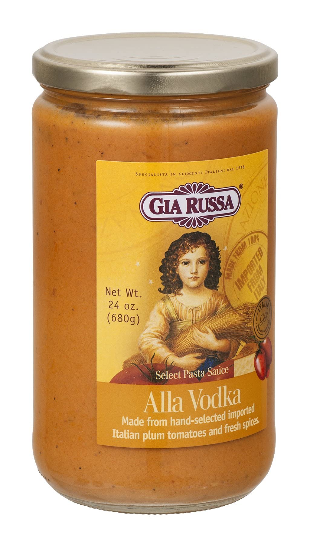 Gia Russa Pasta Sauce Alla Vodka 24 OZ (Pack of 12)