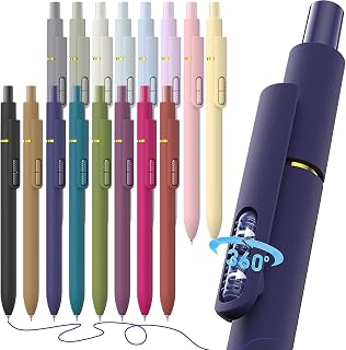 Hiacry 16 Pcs Gel Pens - 0.7mm Fine Point Quick-Dry Blue Ink Fidget Pens