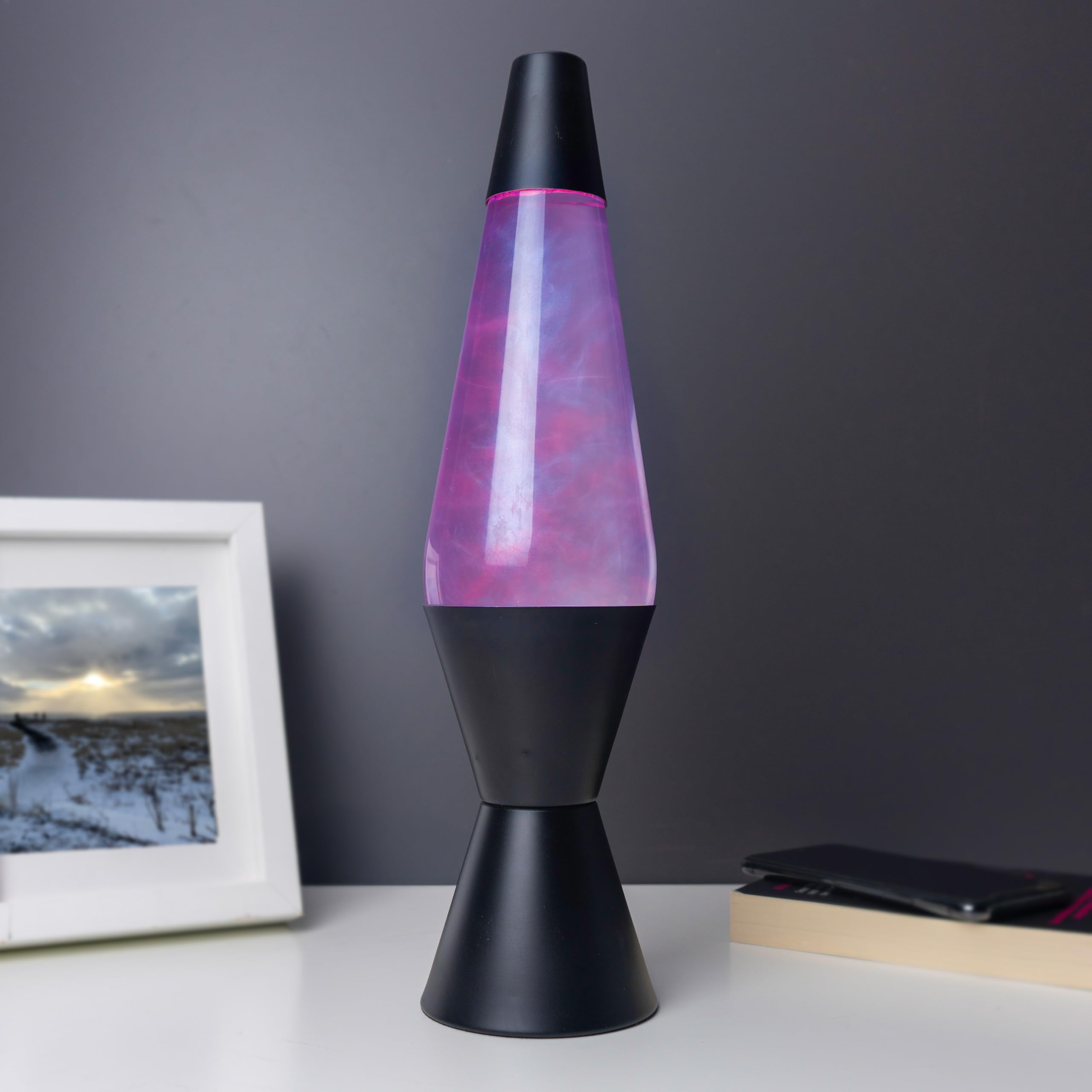 RED5 Colour Changing Nebula Lamp Dynamic Swirling Micro Glitter Desk Mood Light, Multicolour - Image 2