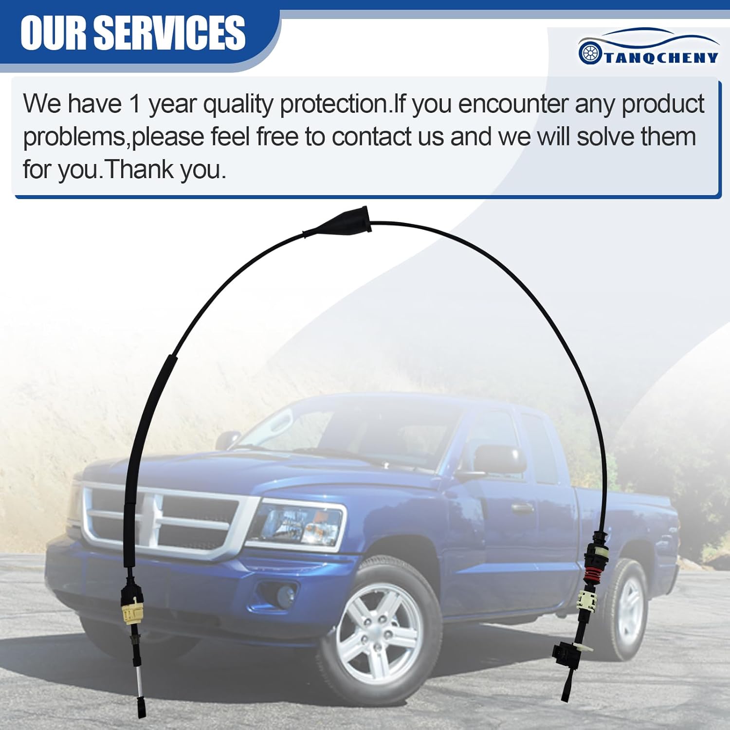 52110005AL Transmission Shifter Cable Assembly Fit for Dodge Dakota Durango 2003-2010 for Ram Dakota 2011 3.7L V6 4.7L V8 52110005-AL 52110005AI 52110005AG 52110005AJ