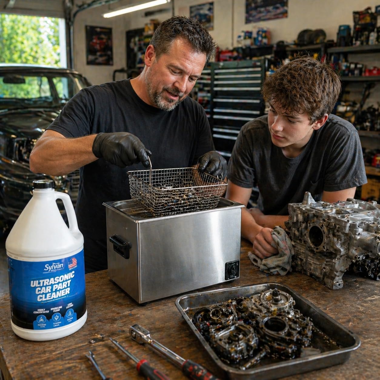 Ultrasonic Carburetor Cleaner Solution - 1 Gallon -7