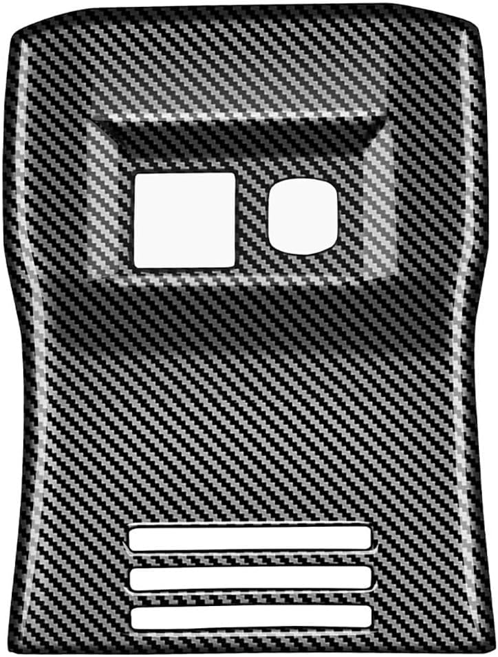 Car Accessories Compatible with Toyota Tacoma 2024 2025 2026 Interior Rear Air Vent Outlet Panel Anti Kick Cover Trim ABS 1PC(Carbon Fiber Style)