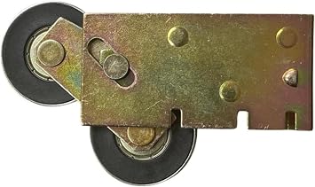 Hardware Stainless Steel Sliding Door Tandem Roller 3-1/8 x 1-1/2 Smooth Quiet Glide Replacement Verify Housing & Wheel Style for Fit Fix