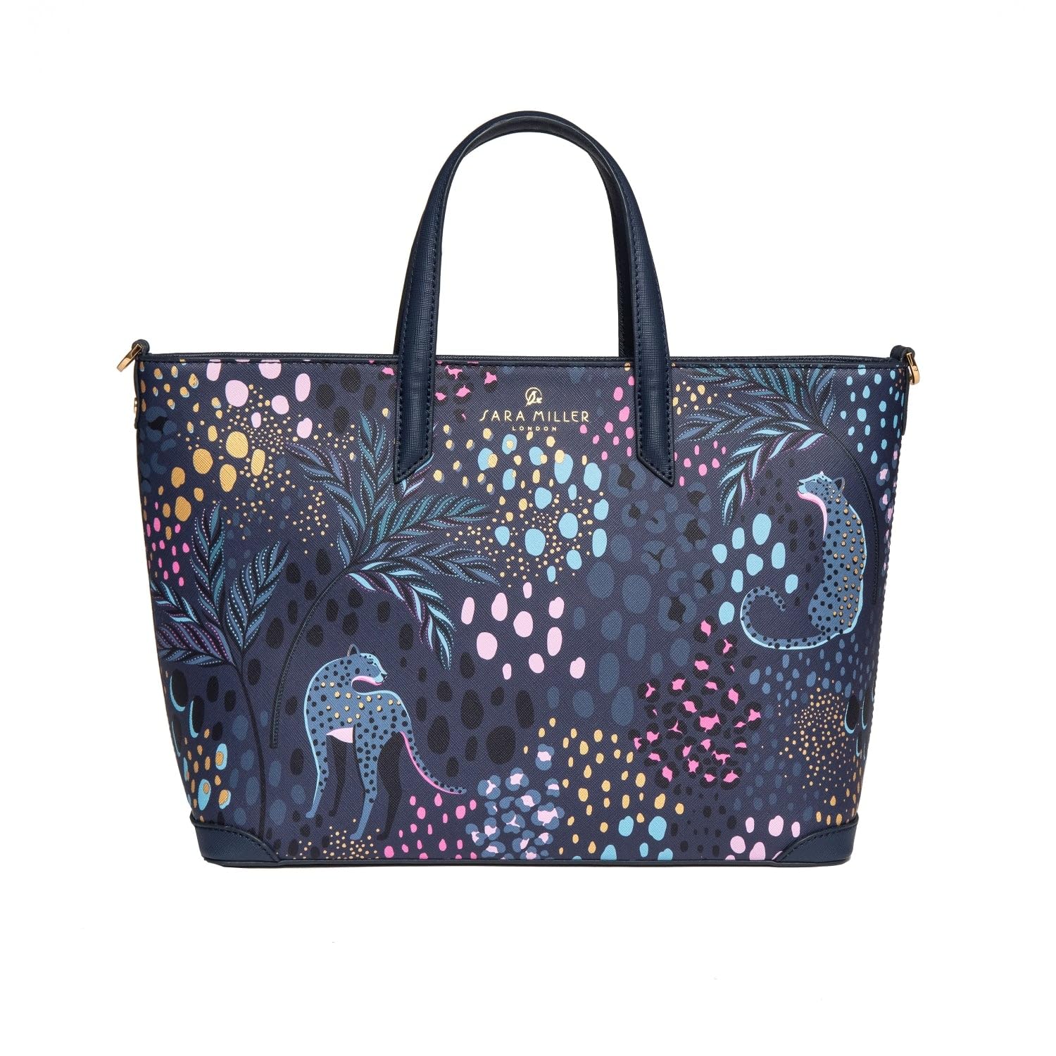 Sara Miller London Bolso de mano para mujer, para el trabajo, viajes, portátil, bolso de hombro con cierre de cremallera