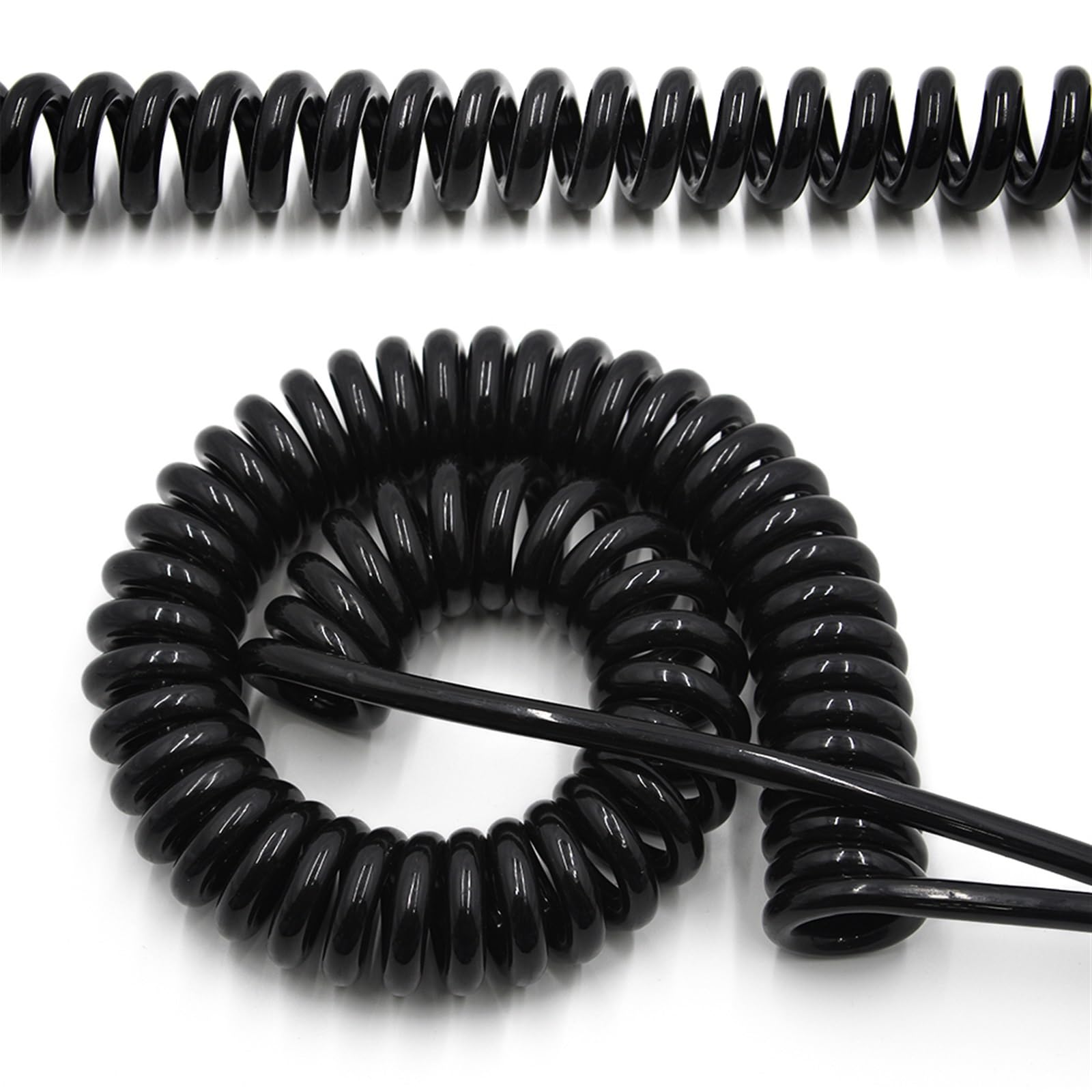 Cable flexible enrollado con núcleo de cobre