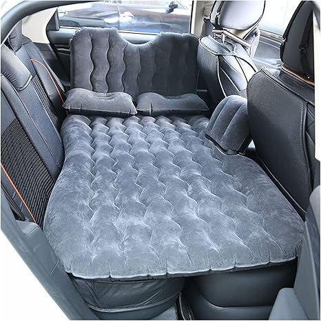 Amazon Co Jp 車のインフレータブルソファマットレストラベルベッドシートカバーユニバーサルバックシート防水車の製品キャンプカーアクセサリーマッチホーム Color Black 車 バイク