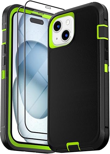 Miniatura 9 de DHCALL Funda para iPhone 11 (6.1 pulgadas), con 2 protectores de pantalla de vidrio templado protección resistente contra caídas de grado militar, a