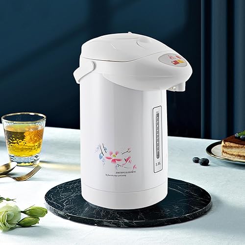 Miniatura 9 de Hervidor eléctrico de 3.8 L, bomba de agua caliente, dispensador de olla para mantener el ajuste caliente y dispensador de agua caliente, para té y