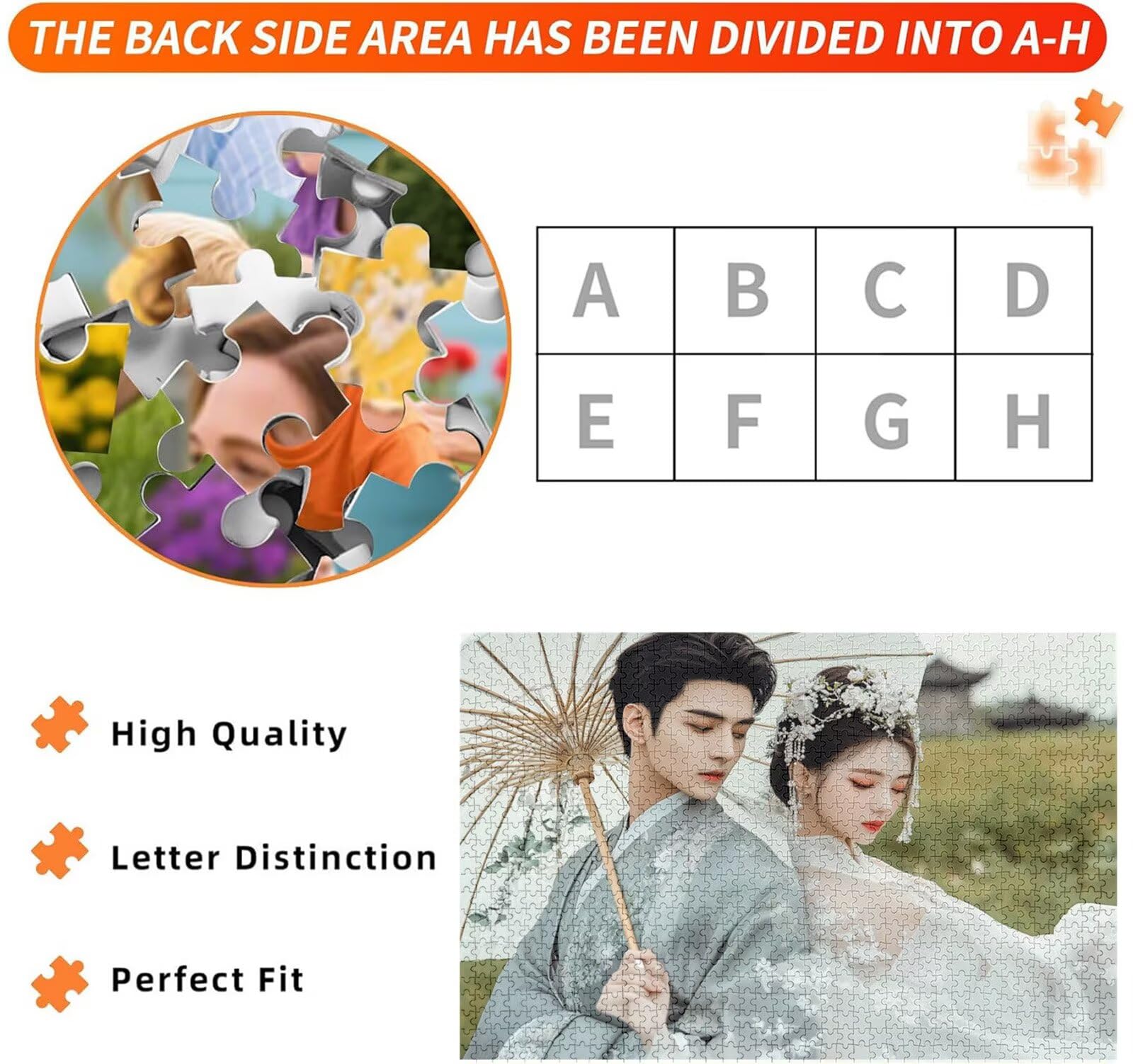 Niestandardowe puzzle ze zdjęciem - 35/80/120/300/500/1000-5000 elementów W