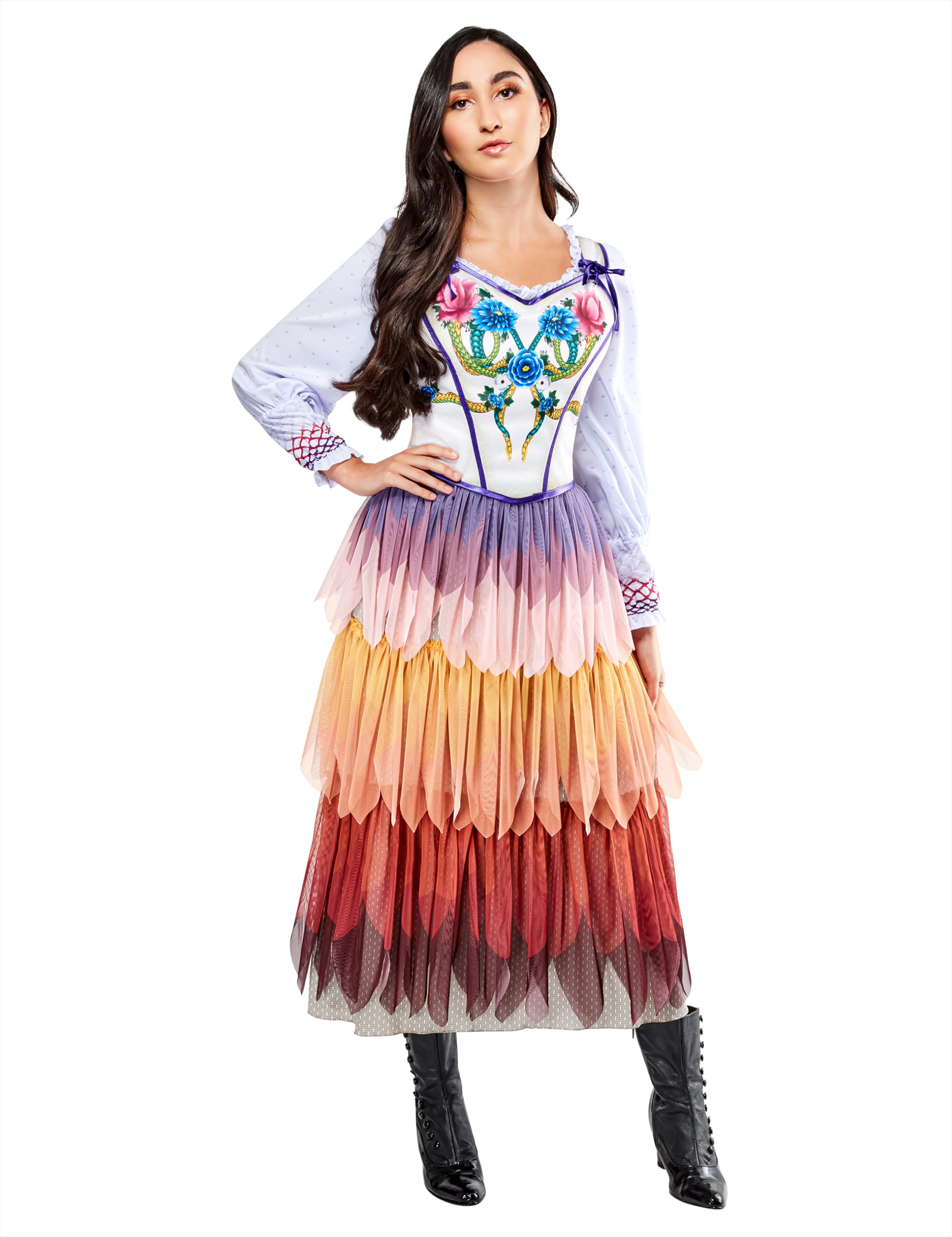Rubies Women's Hunger Games: Ballad of Songbirds and Snakes Lucy Gray Baird Costume Dress, As Shown, Large