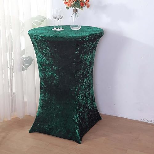 Miniatura 4 de Efavormart Hunter - Funda para mesa de cóctel, color verde esmeralda
