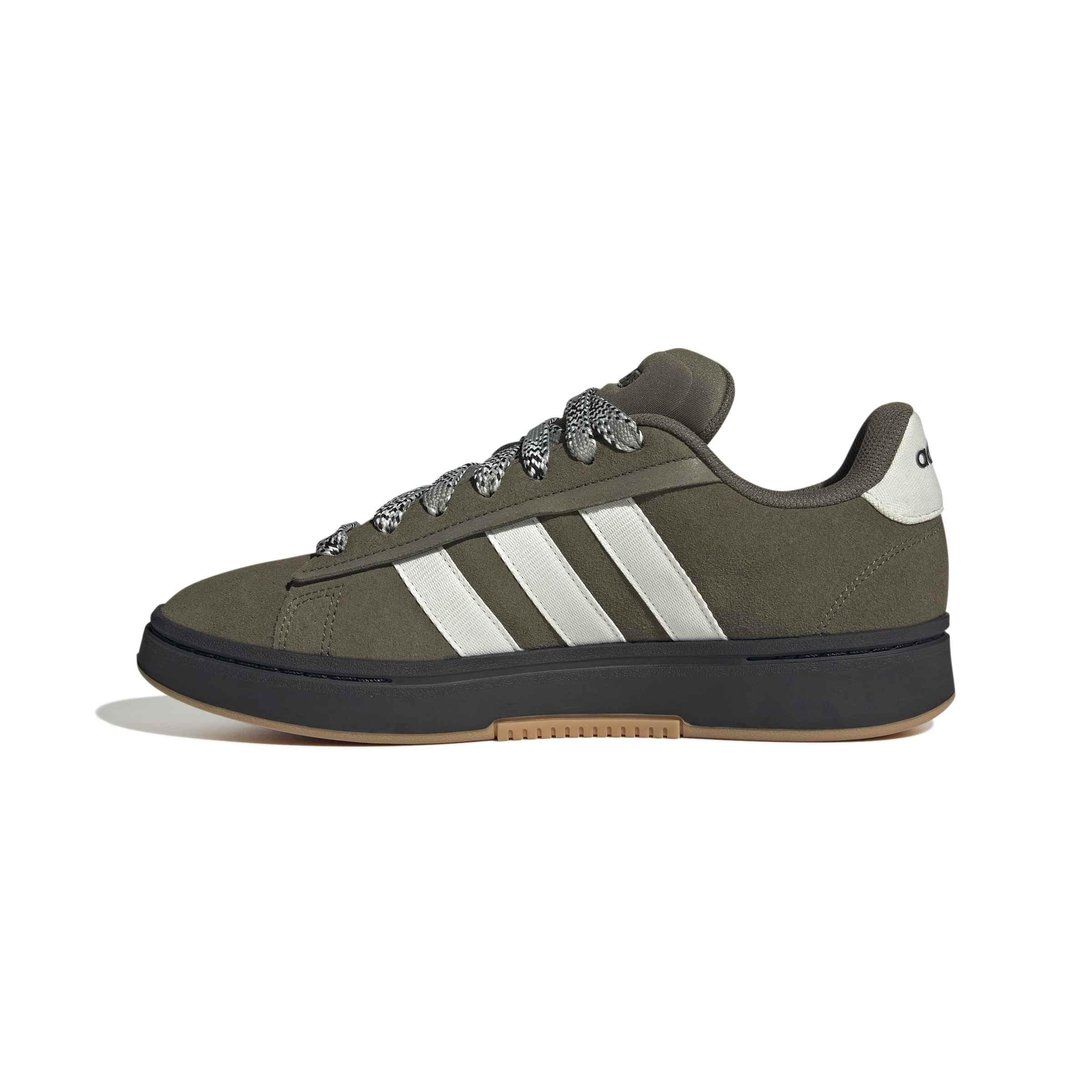 adidas Herren Grand Court Alpha 00S Shoes, Olive strata/Off White/core Black, 43 1/3 EU