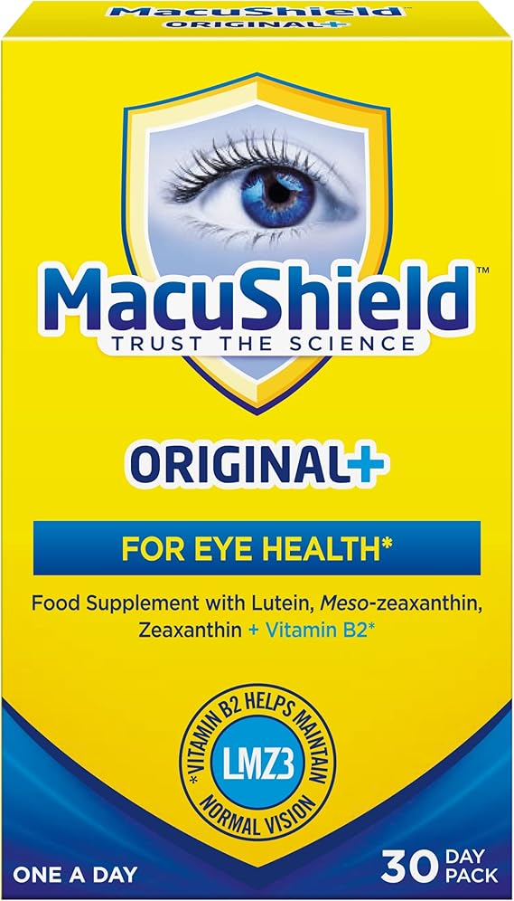 MacuShield Original+ Capsules 30 Day Pack, Eye Health Food Supplement