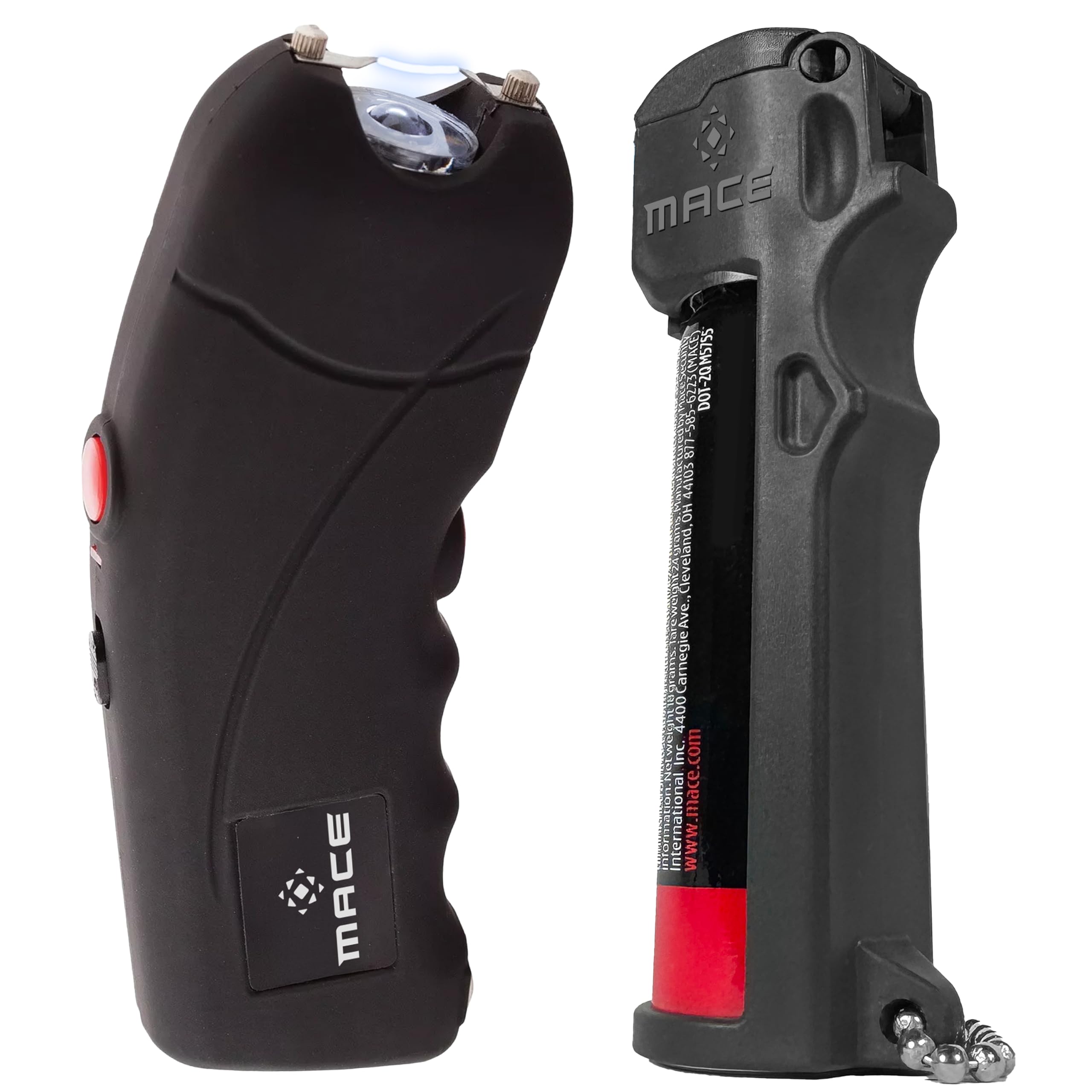 Mace 2-in-1 Rechargeable Stun Gun for Self Defense - High Voltage Electric Power, Bright LED Light, Easy to Use Safety Switch, Personal Protection Self Defense for Women & Men