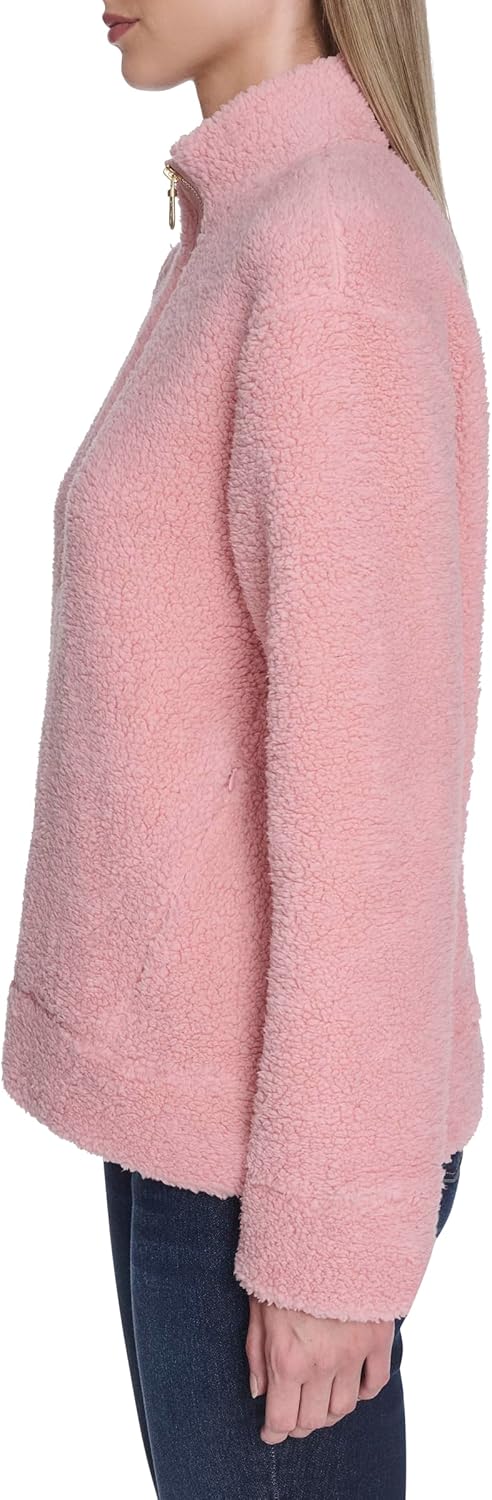 Nautica Womens Mockneck Fleece Sweater Pullover - Image 3