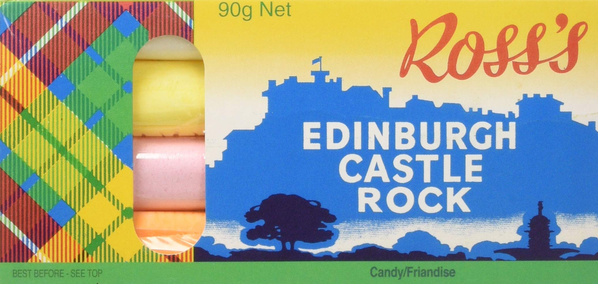 Ross's of Edinburgh 4 Stick Castle Rock Gift Box, 90 g