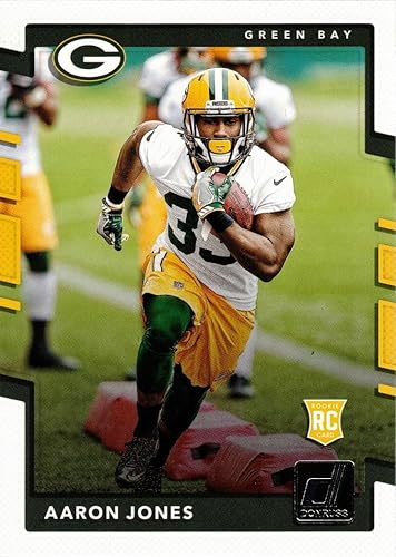 2017 Panini Donruss Football #385 Aaron Jones Rookie Card Packers