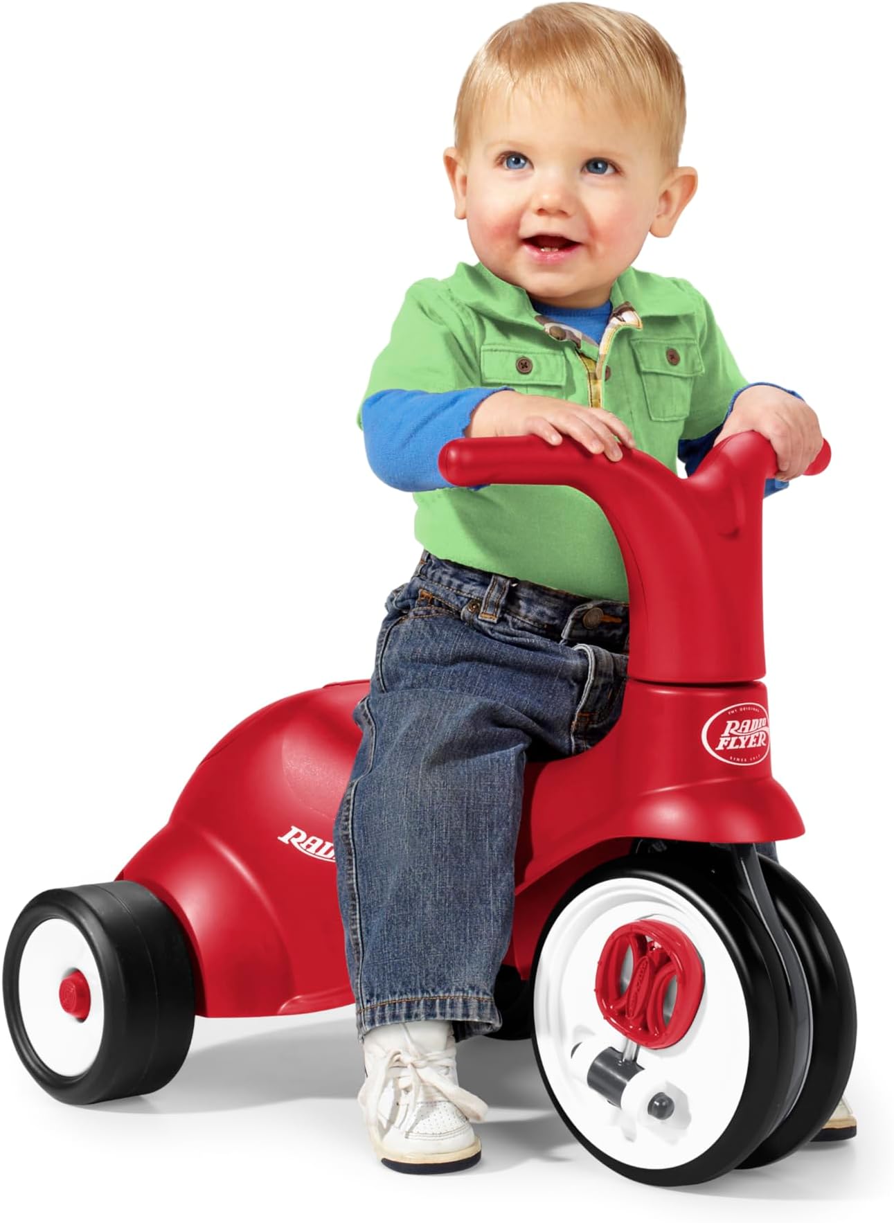 Radio Flyer Scoot 2 Pedal Ride on Bike, Ride On Toy for Ages 1-3