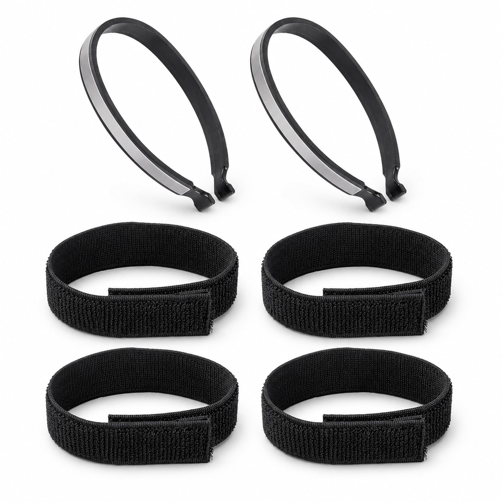 ZEMINRI 6 Pcs Trouser Clips Rugged and Durable Bicycle Clips (6Pcs)