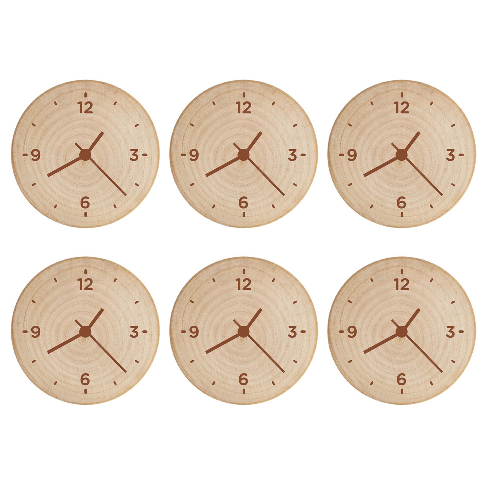 Buxuaaaa 6pcs Simple Round Wood Refrigerator Magnet Bottles Opener Fridges Magnet Can Opener Wedding Favor Gift Small Round Can