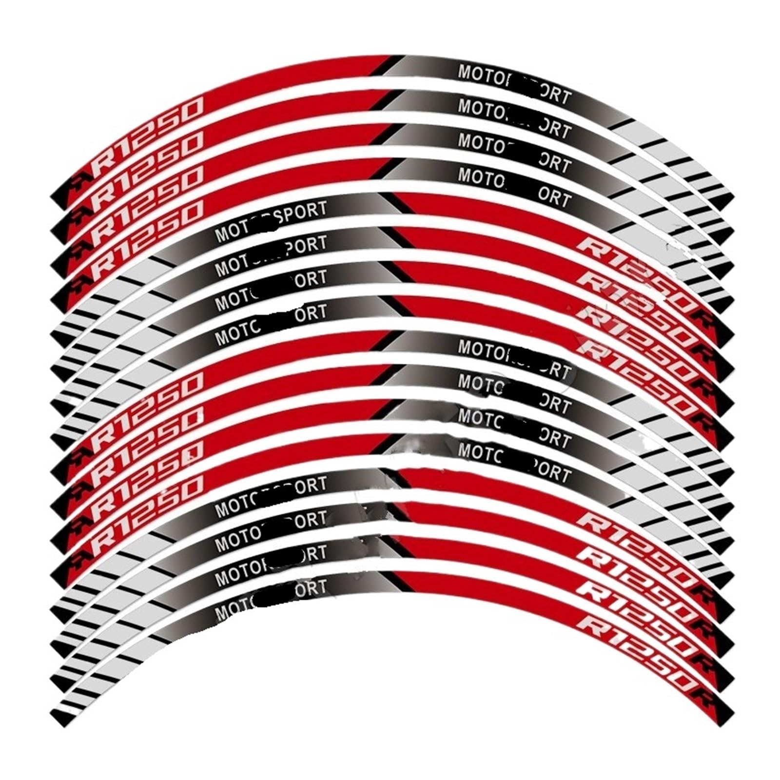Reflective Sticker Reflective Motorcycle Wheel Hub Sticker Decal Accessories for R1250R R1250RS R1250RT