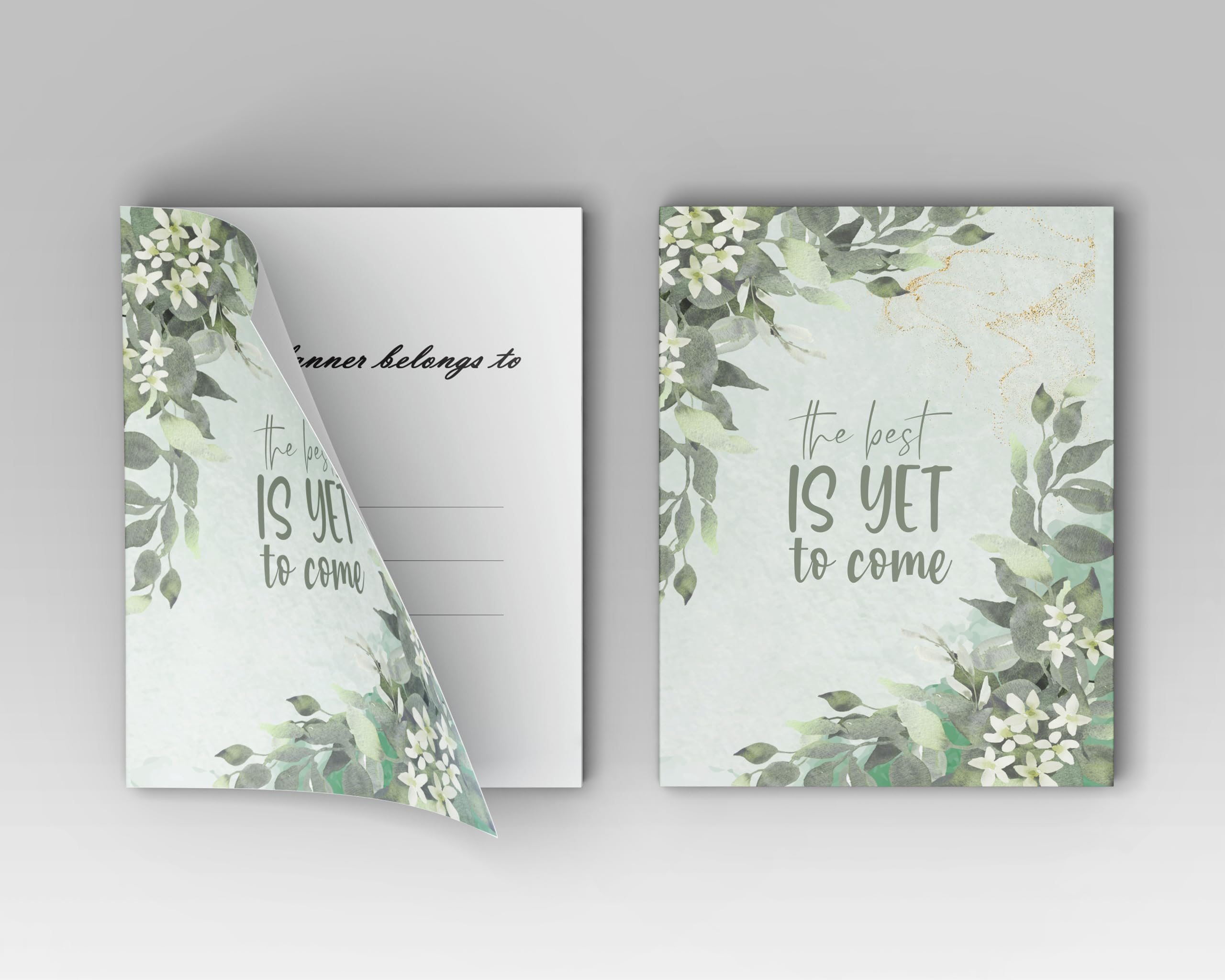 AccuPrints Flower theme Premium Soft Bound Notebook Diary for Girls and Women (A5,192 Ruled Pages with planner, 80 GSM) Floral Design 4