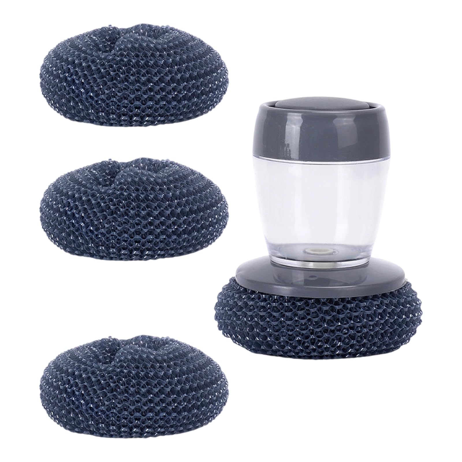 Shntig Portable Kitchen Soap Dispensing Dishwashing Tool Brush Scrubber Wash Clean Tool Kitchen Cleaning Cleaning Brush