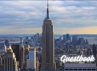 Guestbook: Empire State Building, New York Building, For Birthday, Baby Shower, Anniversary, Bridal Shower And Wedding also for Retirement Memorial or Funeral Celebration of Life Service