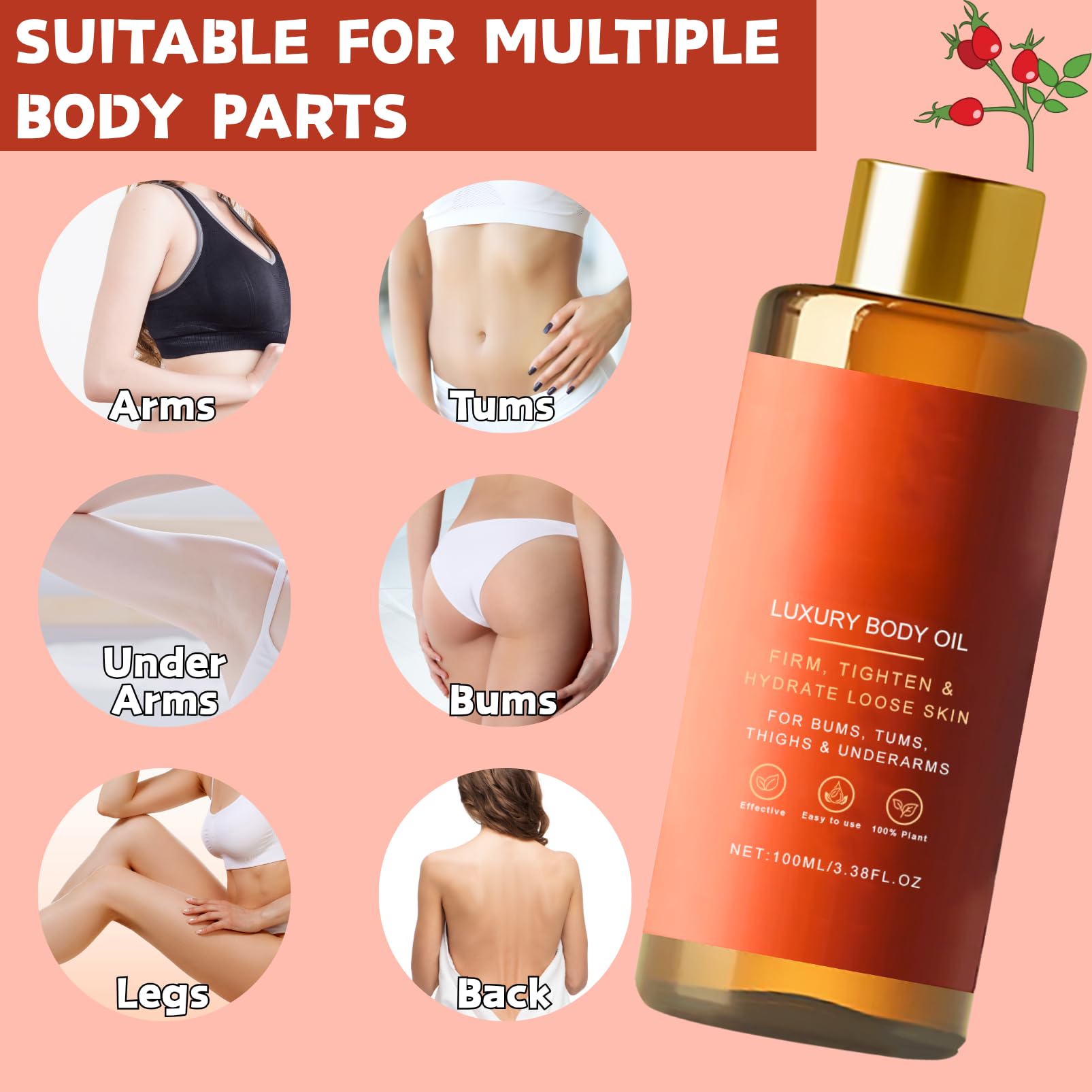 Glow Remedy Oil Skin Tightening, Magic Body Firming Oil, Magic Luxury Body Oil - Image 4