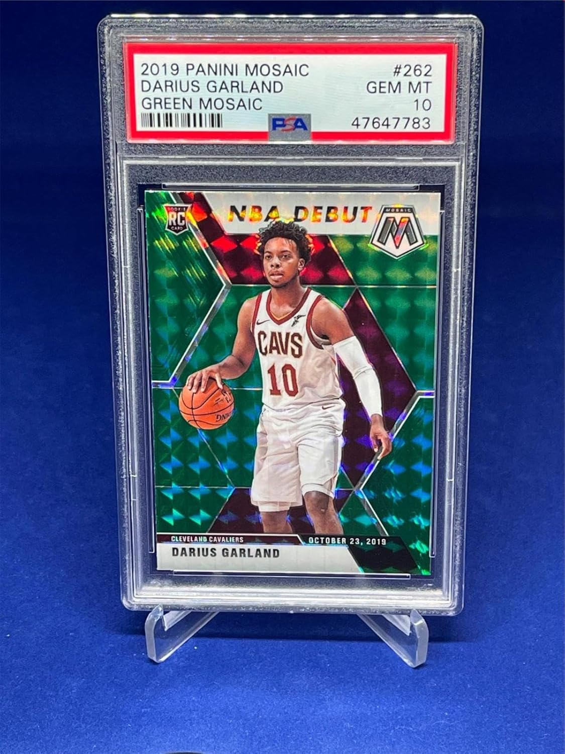 Darius Garland 2019-20 Panini Mosaic Nba Debut Prizm #262 Psa 10 Gem Mint - Basketball Cards