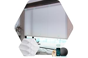 Yoolax: Double Cell Honeycomb Smart Window Shades - Motorized & Voice Controlled
