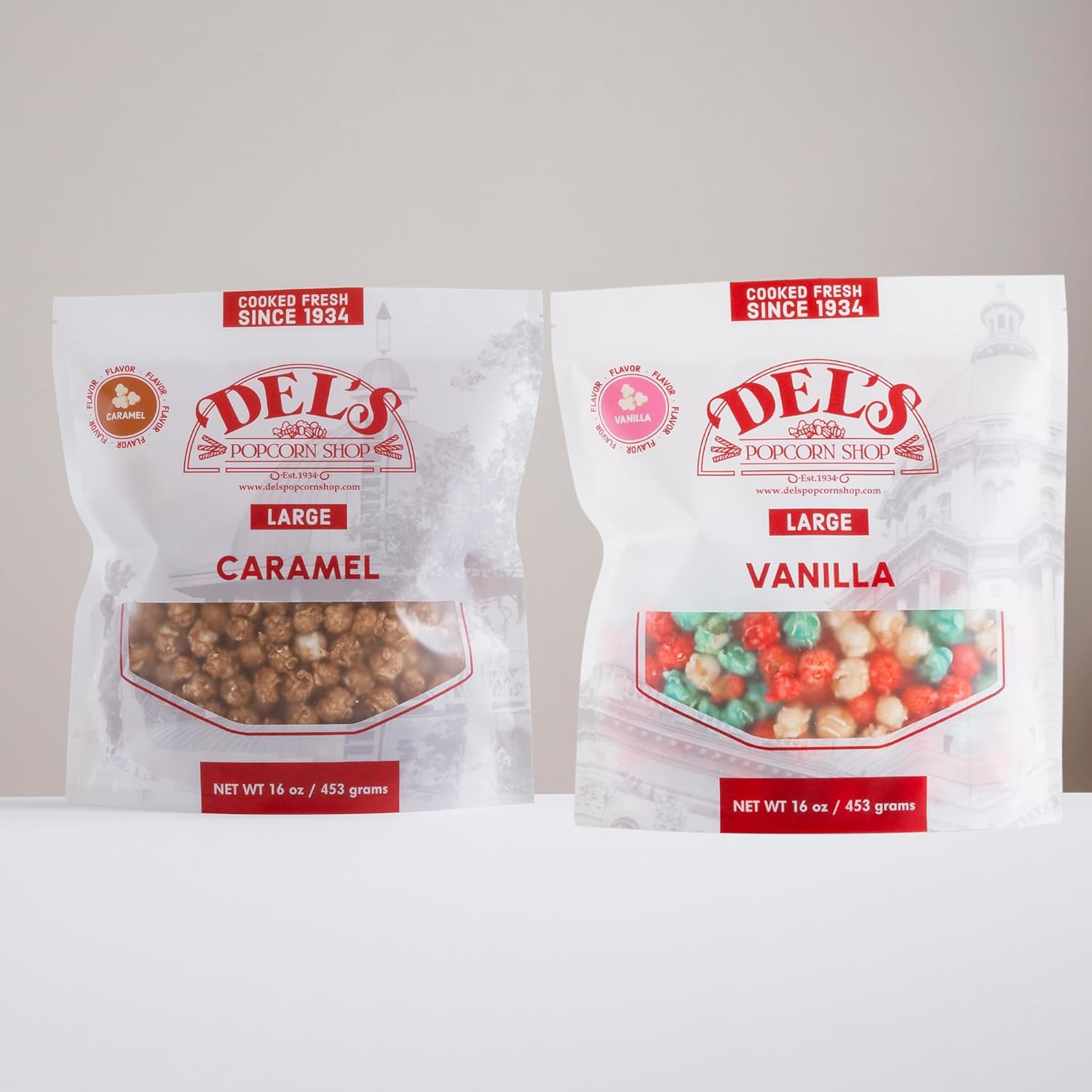 Gourmet Popcorn Variety Pack (2 Pack) Popcorn Gift Set (Vanilla/Vanilla) Colors Vary