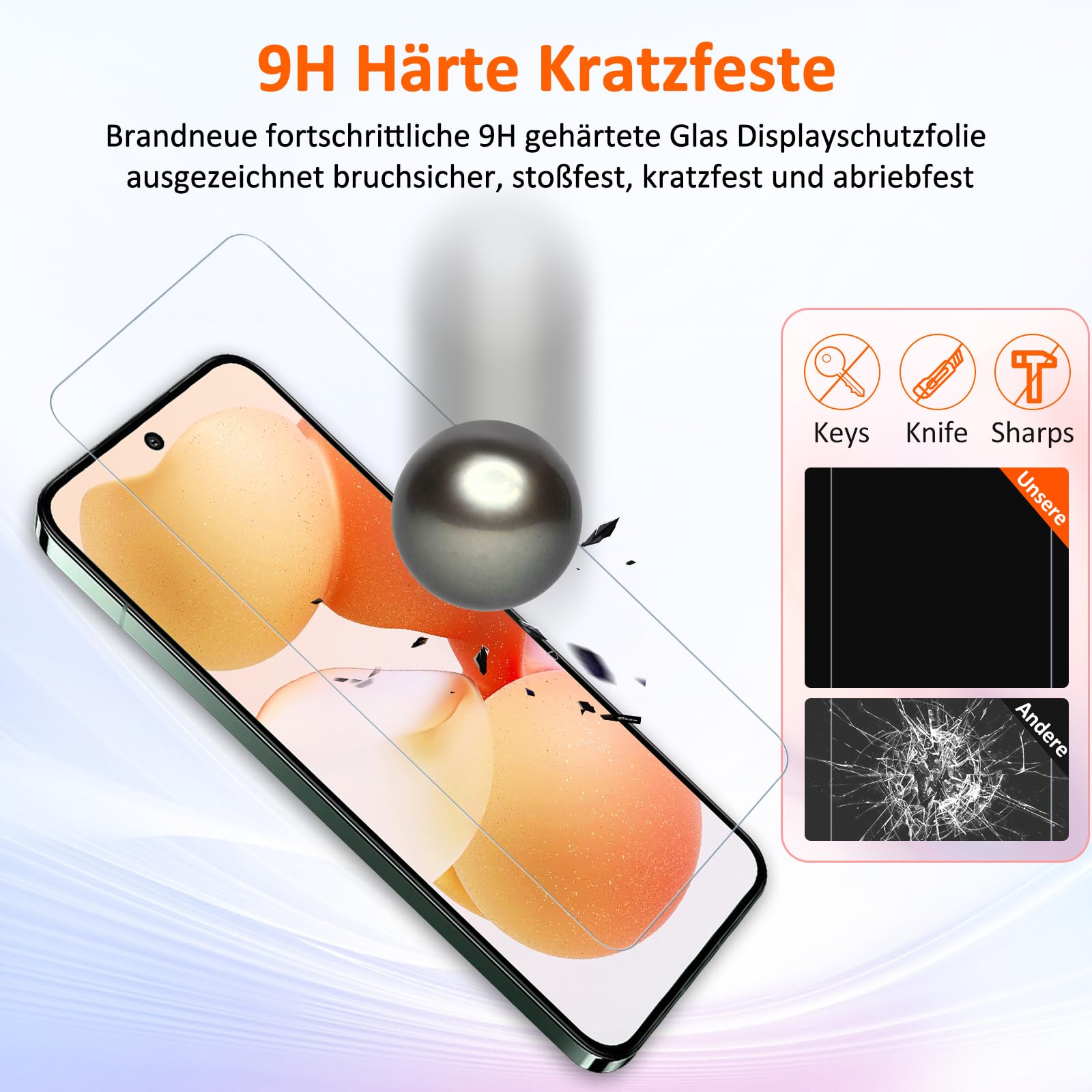 Panzerglas Für Xiaomi 14T Pro - 2+2 Set Mit 9H Härte & Kameraschutz