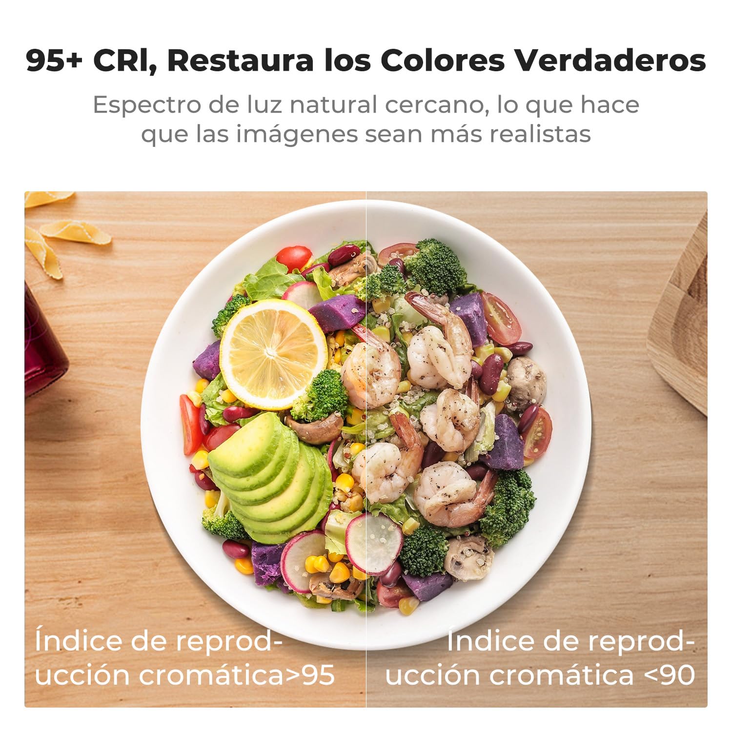 K&F CONCEPT 135 LED RGB Video Light, Construido 5000mAh Batería Regulable Luz de Foto Compacta para Cámara DSLR, CRI 96, 2812lux, Luz de Cámara Portátil con 13 Efectos de Luz