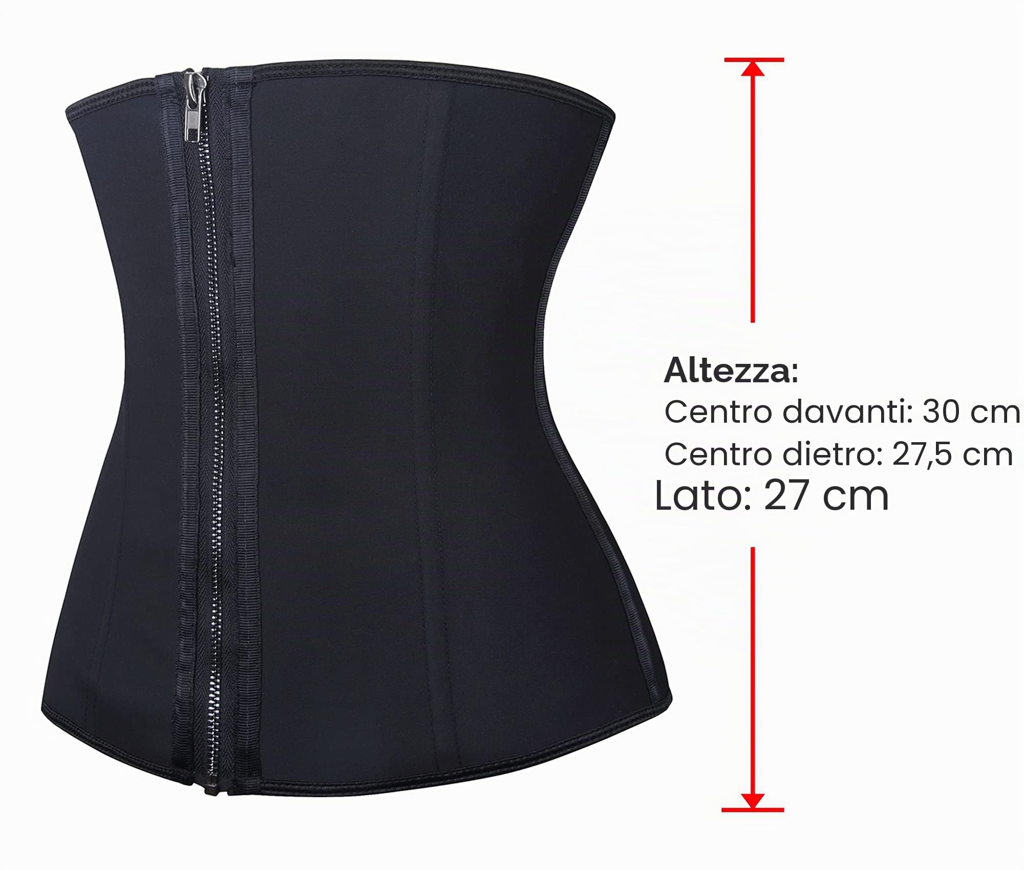 YIANNA Corsetto Donna Stringivita Modellante Dimagrante Pancera Contenitiva Pancia Piatta Latex Waist Trainer Bustino Body Shaper