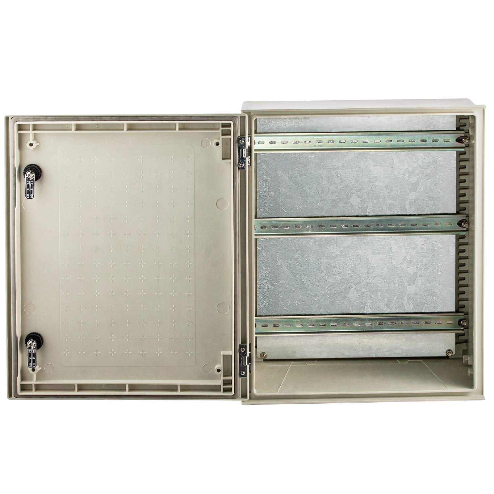 VEVOR NEMA Enclosure, 20 x 16 x 8 inches, NEMA 4X Fiberglass Steel
