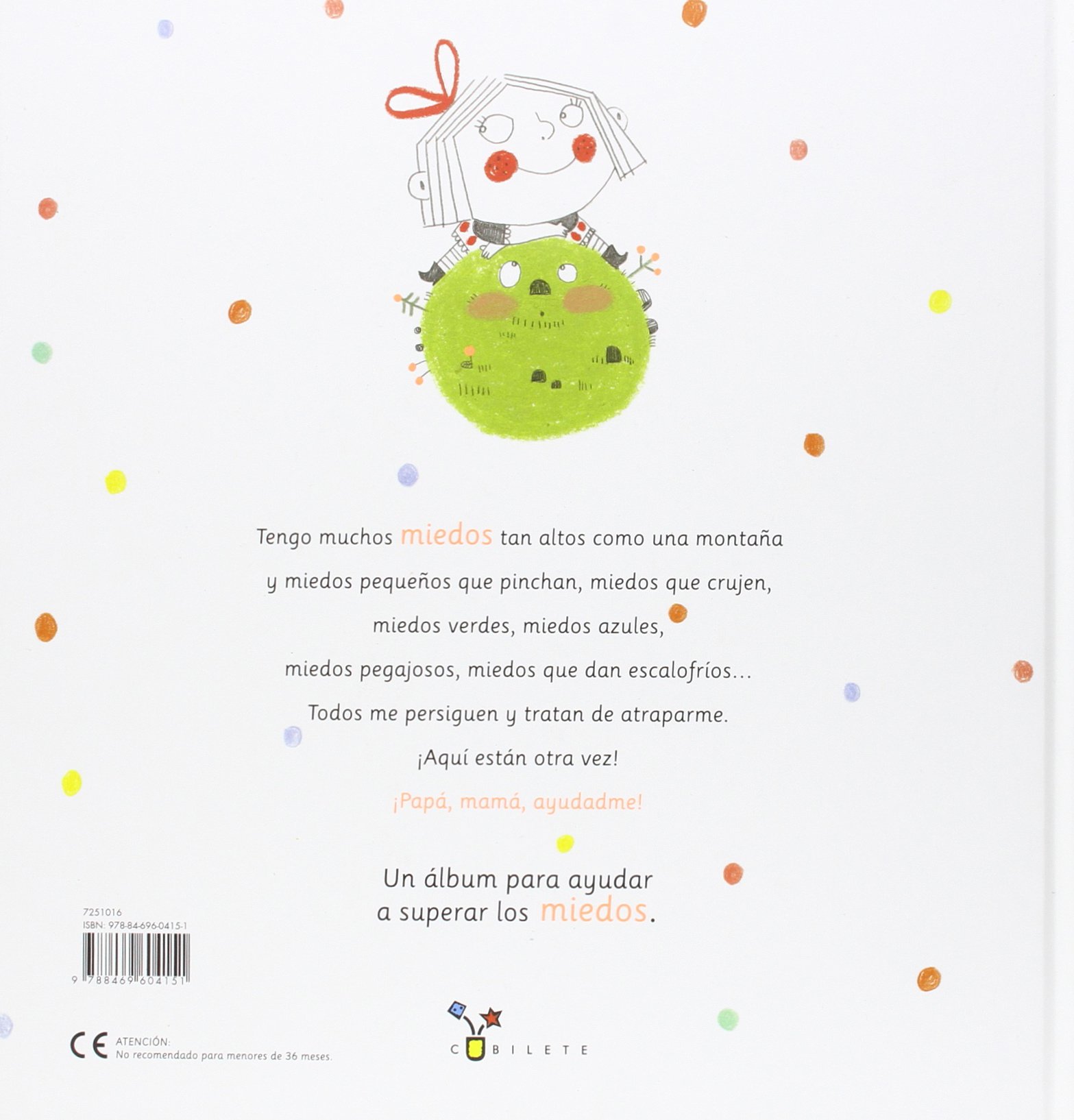 Mis pequeños miedos (Castellano - A PARTIR DE 3 AÑOS - ÁLBUMES - Cubilete)
