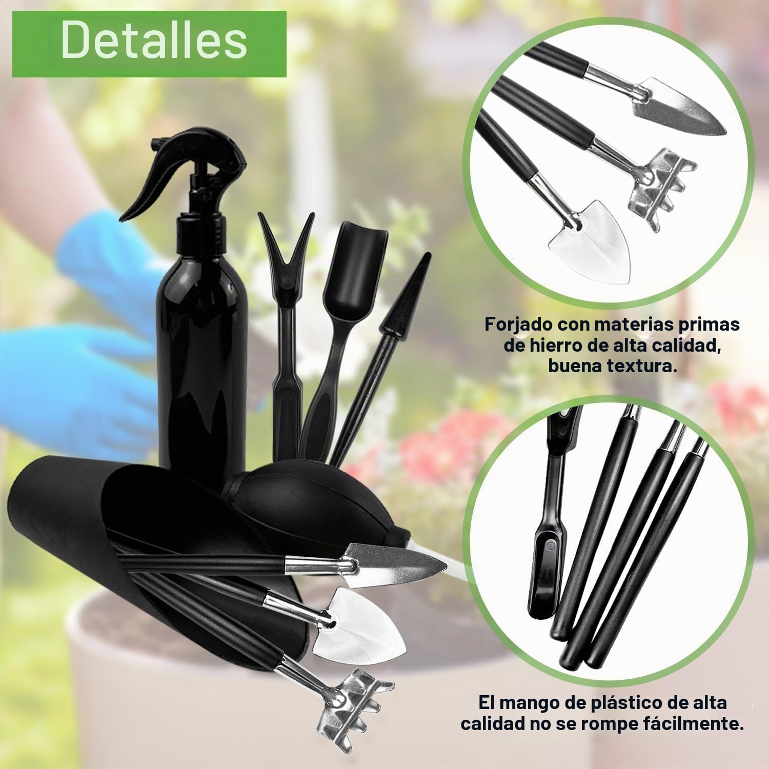 Kit Bonsai, 13 Unidades Kit Cuidado Bonsai, Bonsai Kit para Plantas con Bolsa de Almacenamiento, Mini Kit de Jardinería