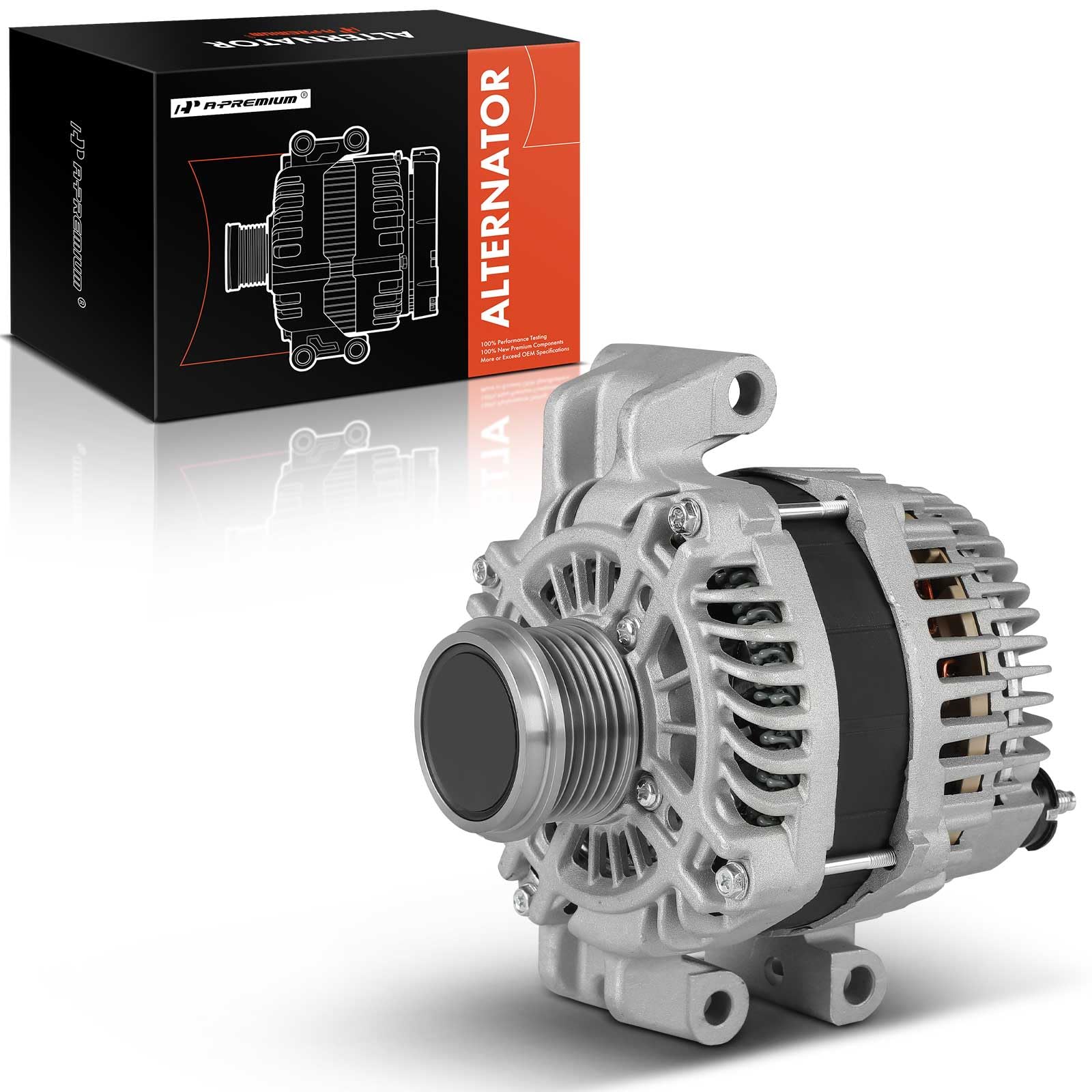 160 Amp Alternator Compatible With Jeep Cherokee, Compass, Renegade, Ram ProMaster 2.4L - Replaces 56029624AB, 56029624AA