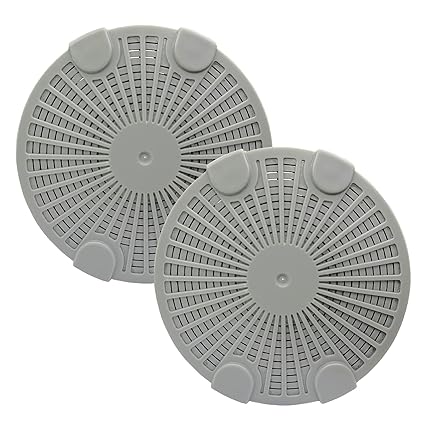 Mixzeny Hydro Cell A200 Humidifier Filter with Activated Carbon Compatible with BONECO & AIR-O-Swiss Ultrasonic Humidifier, 2 Pack Gray